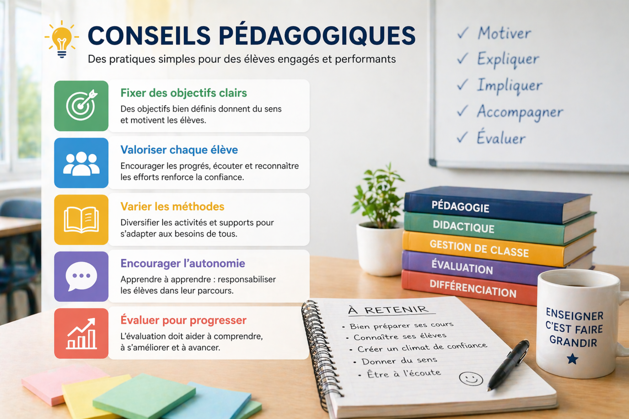 Conseils pédagogiques fondamentaux